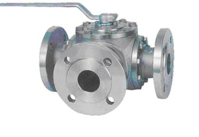 Кран шаровой трехходовой Pekos P84, фланцевый В Чите