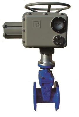 Задвижка с обрезиненным клином фланцевая ABRA с электроприводом Regada В Чите