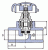 Вентиль проходной PPR, с выпускным клапаном, Wavin Ekoplastik В Чите