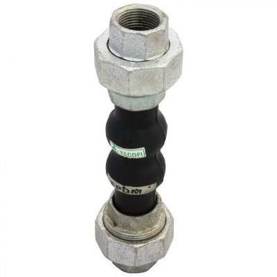Компенсатор резиновый Tecofi DI 7140N  Ду15-50 Ру16, муфтовый В Чите